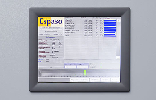 Data evaluation: Automatic asparagus sorting machine